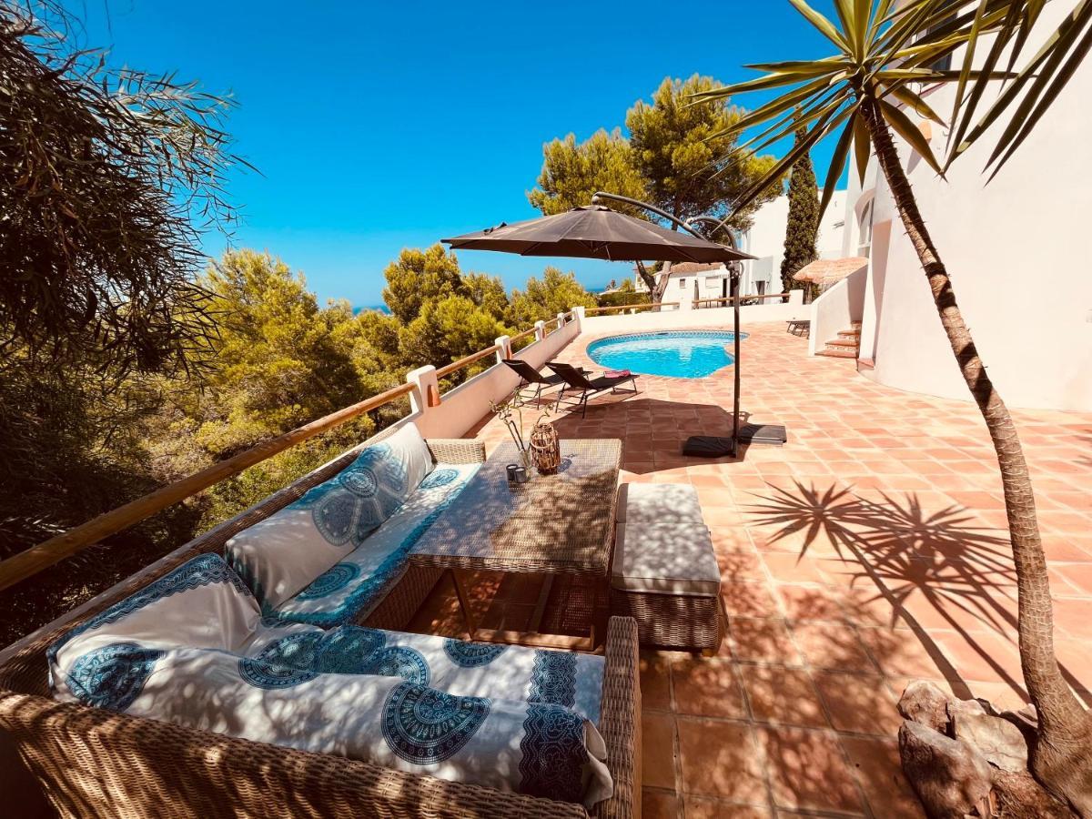 Ibiza Dream Villa Denia, Seaview, Pool, Bbq, Airco, Wifi Kültér fotó