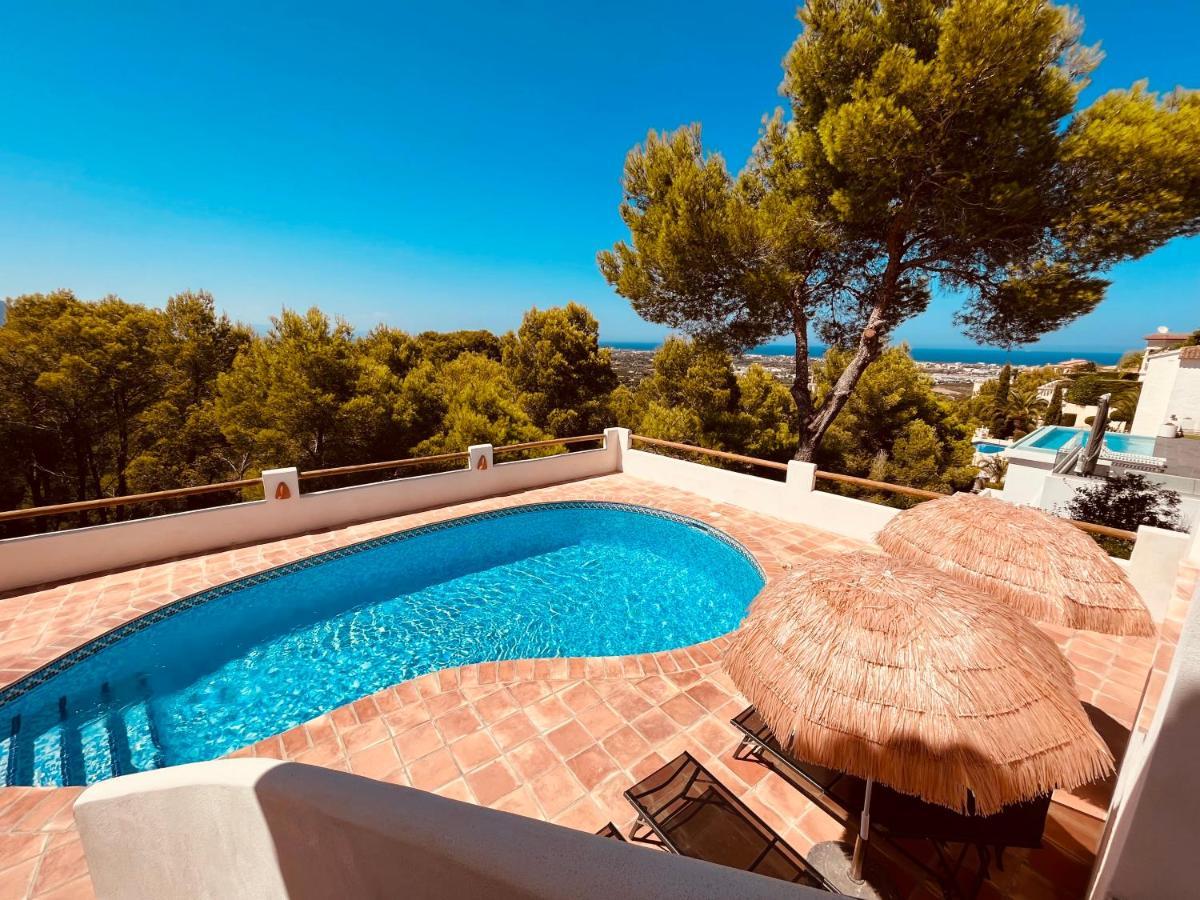 Ibiza Dream Villa Denia, Seaview, Pool, Bbq, Airco, Wifi Kültér fotó