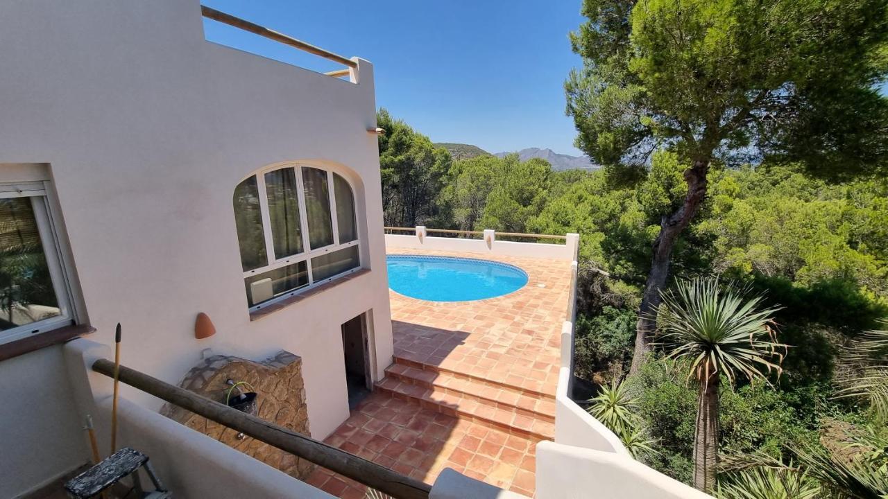 Ibiza Dream Villa Denia, Seaview, Pool, Bbq, Airco, Wifi Kültér fotó