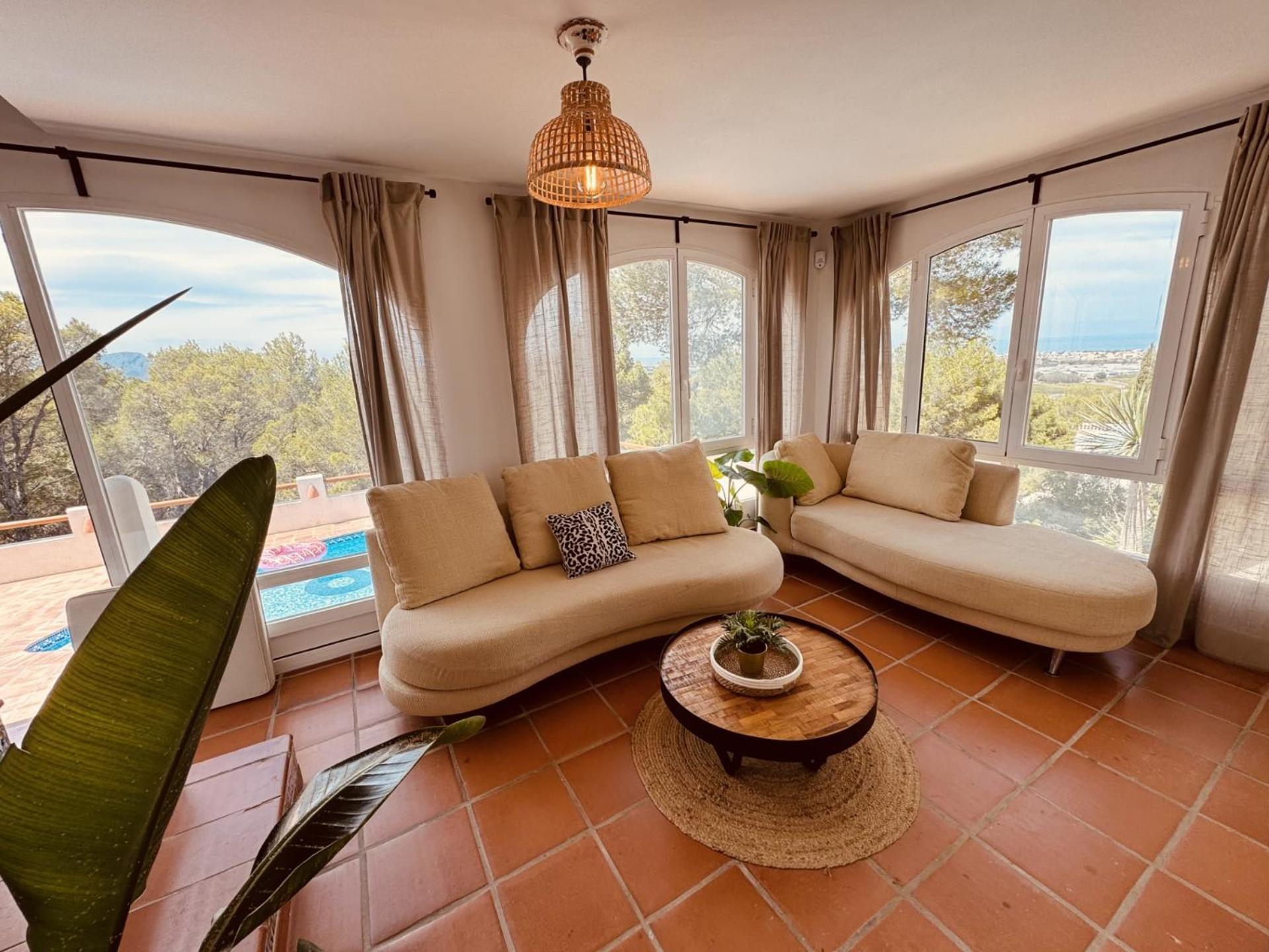 Ibiza Dream Villa Denia, Seaview, Pool, Bbq, Airco, Wifi Kültér fotó