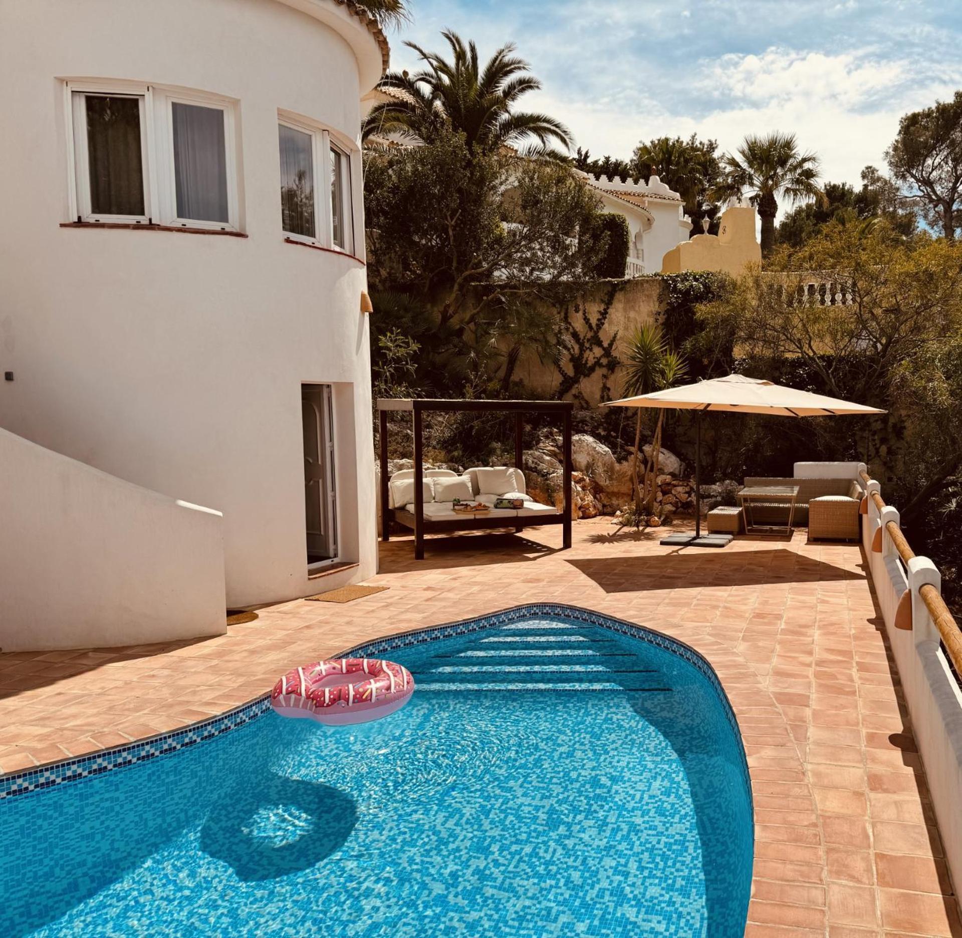 Ibiza Dream Villa Denia, Seaview, Pool, Bbq, Airco, Wifi Kültér fotó