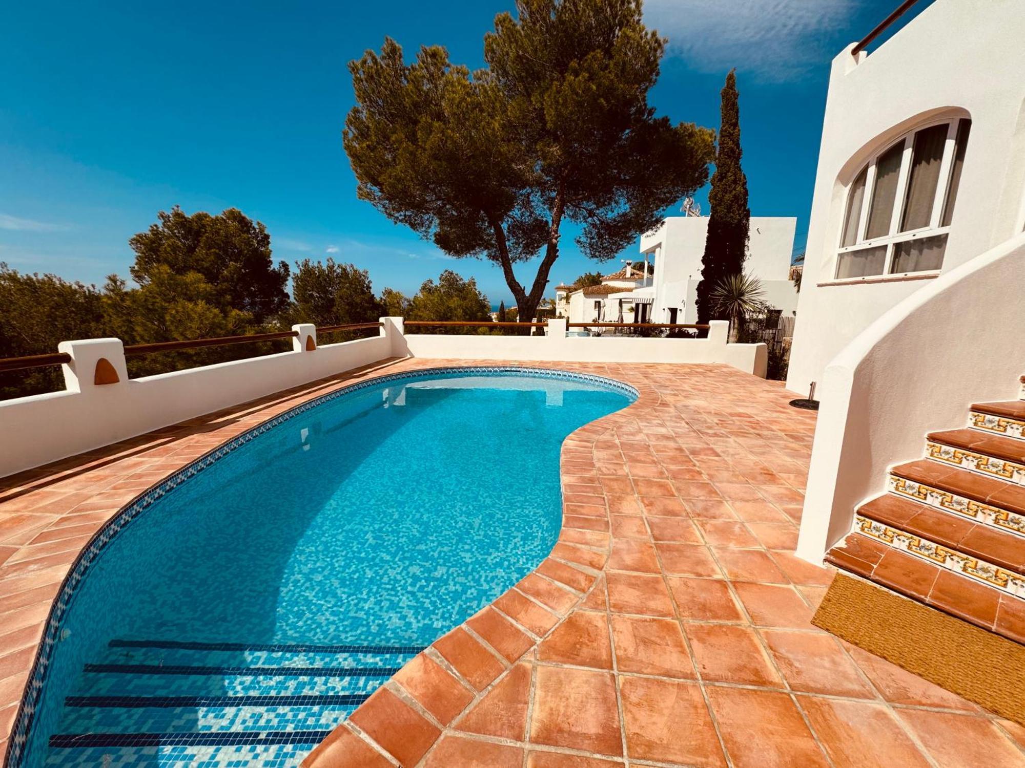Ibiza Dream Villa Denia, Seaview, Pool, Bbq, Airco, Wifi Kültér fotó